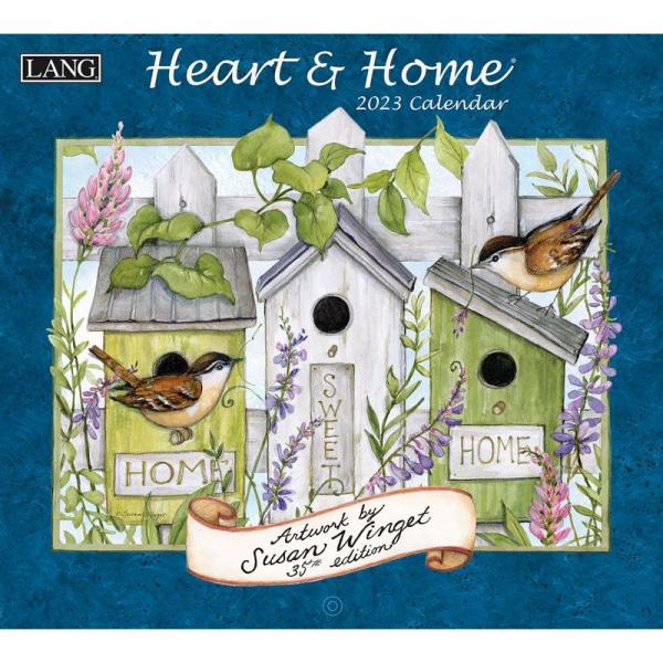 処分セール！ 送料無料！2023年　ラング / LANG カレンダー　The Lang Heart & Home ハート＆ ホーム Susan Winget