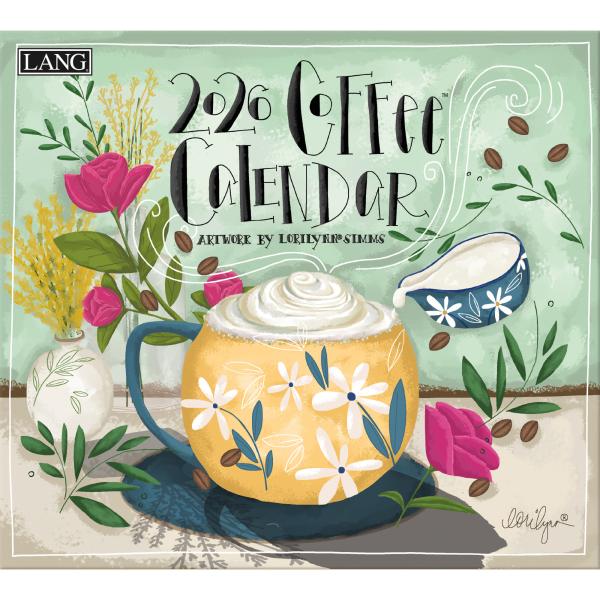 送料無料！2026年 ラング / LANG カレンダー Coffee カフェ アメリカ