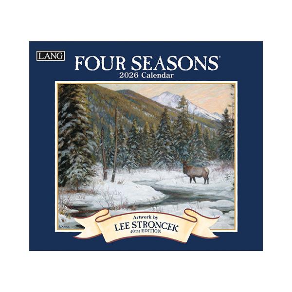 送料無料！ 2026年　ラング / LANG カレンダー　フォー・シーズン Four Seasons   Lee Stroncek　アメリカ　2026　カントリーカレンダー
