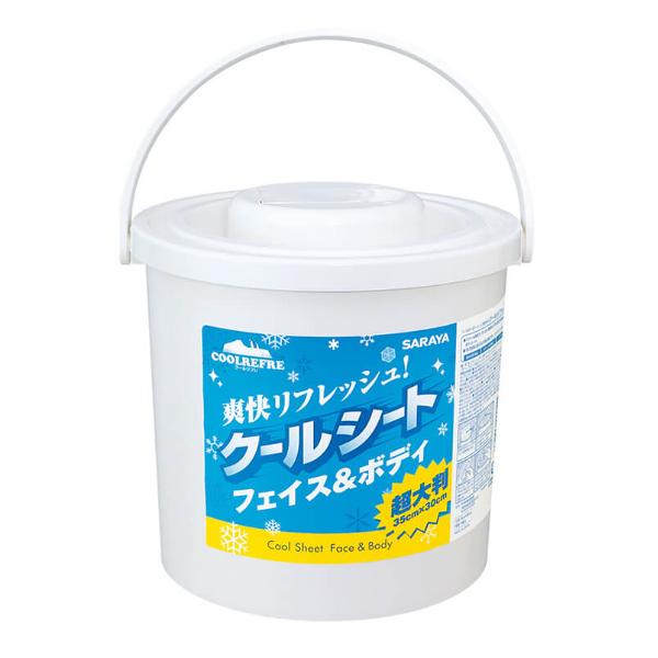 サラヤ　クールリフレ クールシート フェイス＆ボディ用 70枚　熱中症対策　タオル　クール　超大判　現場
