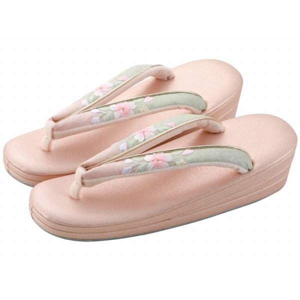 商品情報新品振袖用の草履単品です。※訳説明：台にキズ、鼻緒にほつれがございます。こちらは訳あり商品です。（交換・返品不可とさせて頂いておりますのでご了承下さいませ。）草履の履き方：小指とかかとは草履から出るのが普通です。草履は、かかとを多少...