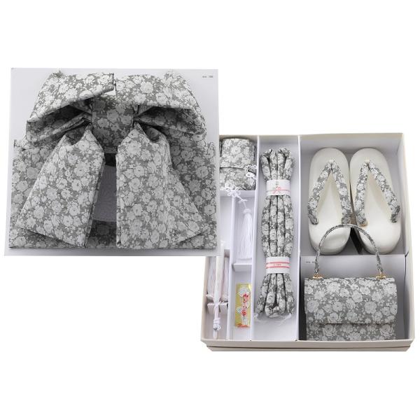 七五三 女の子用 結び帯 箱せこセット 草履 21cm 化粧箱無し