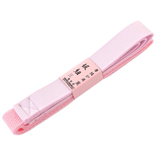 新品振袖の変り結びに必需品！※画像と商品が異なる場合がございます(素材・サイズは同じです)ゴム：ポリエステル　100％テープ：アクリル　100％全長：約2×123cm★配送について★この商品はゆうメールの発送もできます。ゆうメールは追跡番号...