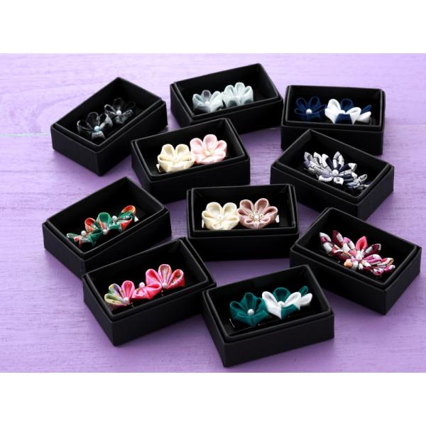 お洒落 つまみ細工 帯留め 飾り 花型 日本製 全10種 od-84帯 | JChere