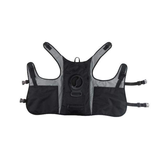 商品情報新品　水冷式ベスト凍らせたペットボトルや氷で冷却！モーター音も静かで気にならない/空調ウェアがうるさいと感じる方に！【5つのポイント】1.すぐに冷たい！(内側に張り巡らされたチューブに冷水が流れ循環する仕組みです)2.静音!静かです...