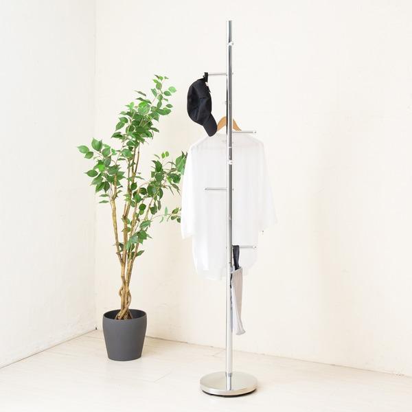 スリムポールスタンド シルバー 銀 ポールハンガー スチール製 高さ177cm アイアン 帽子掛け コートハンガー 収納 スリム コンパクト モダン 高級感 Nk 510 Ds インテリア家具 Kozum Ii 通販 Yahoo ショッピング