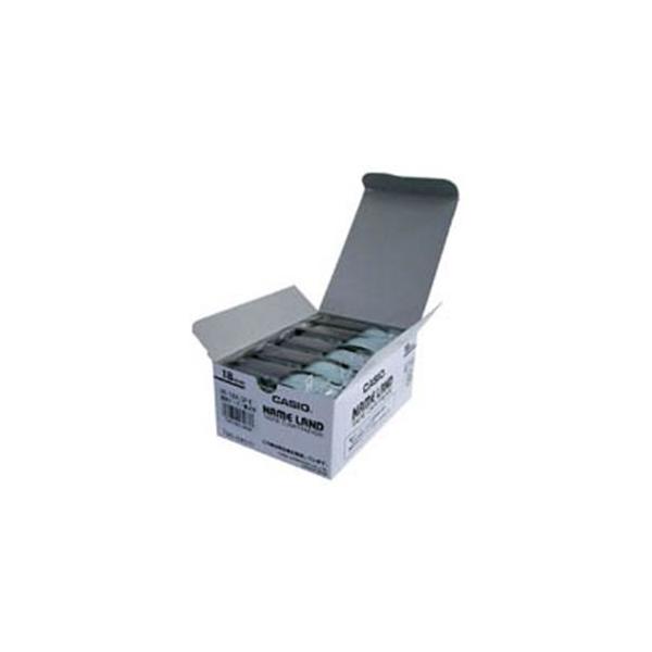 カシオ計算機(CASIO) テープ XR-18X-20P-E 透明に黒文字18mm20個 :ds 
