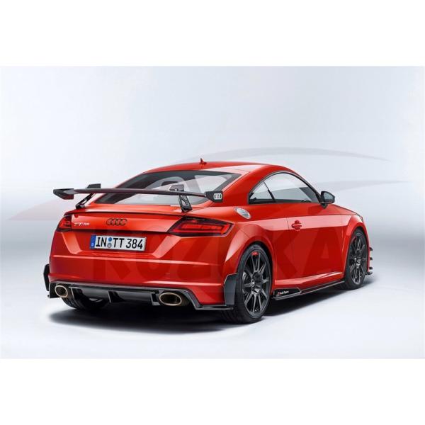 ドライカーボン アウディ 8S TT TTS TTRS ロードスター用 R8 AUDI スポーツタイプ 綾織カーボン GTウイング リアスポイラー リアウイング