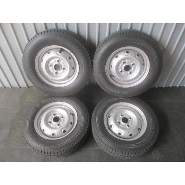 4092 LE-TT1-GS8L サンバー BS BLIZZAK スタッドレス タイヤ ホイール 145R128PR 80/78N 【個人宅ダメ】