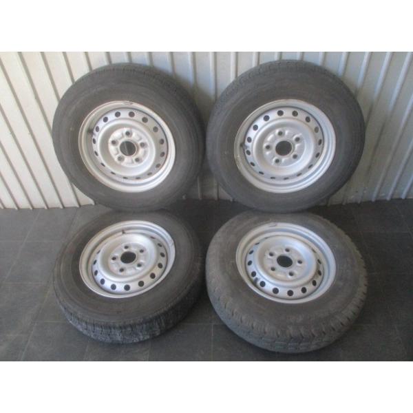 4198 【即決】 DBF-S402M タウンエース 国産 タイヤ ホイール 165R13 8PR 4本 平成26年9月 個人宅ダメ 【直接引取り不可】