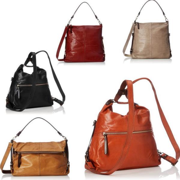 LILY 【日本製〕ソフトオイルレザー5way ショルダーリュック　 クール　ly-610023