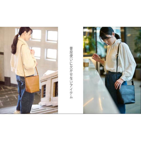 【rena -iris made in japan】【日本製】イタリアンレザーソフトシュリンク革製　ショルダーバッグ（縦型）ri-722