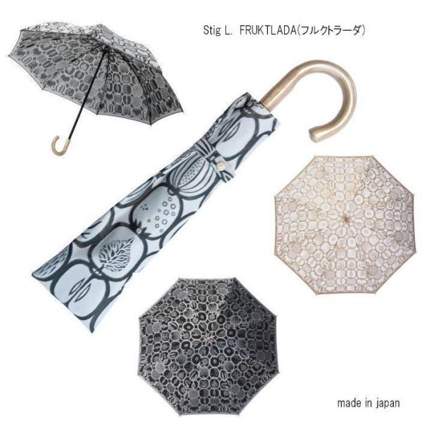 〔日本製〕【晴雨兼用】折りたたみ傘　FRUKTLADA(フルクトラーダ)　 Stig Lindberg＜スティグ・リンドベリ＞ 　sl-frks