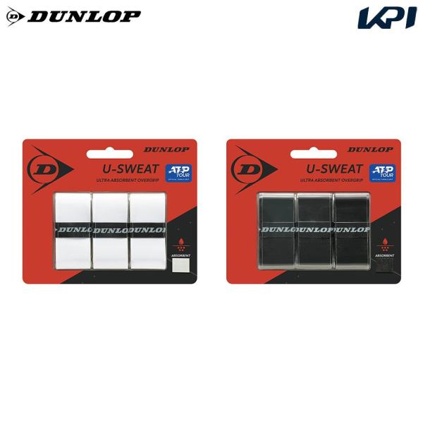 「最短当日出荷」ダンロップ DUNLOP テニスグリップテープ  オーバーグリップドライタイプ U-SWEAT 3本入 DTA-2041