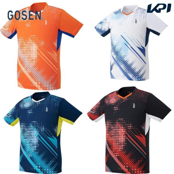 ゴーセン GOSEN テニスウェア ユニセックス ゲームシャツ T2144 2021FW 