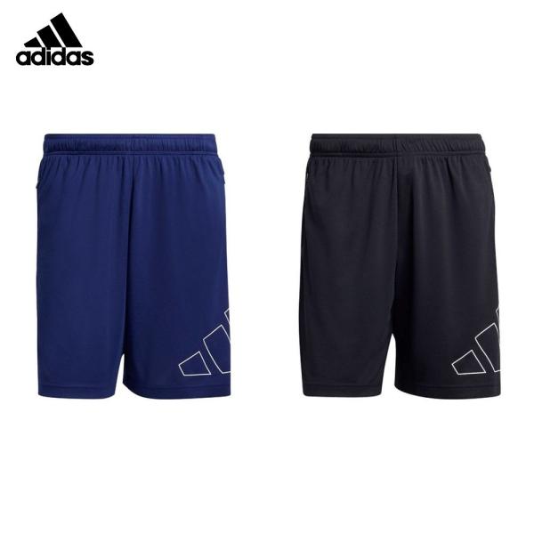 アディダス adidas ランニングウェア メンズ   ワークアウト エッセンシャルズ ベース ピケ ビッグロゴ ショーツ VB798 2026SS