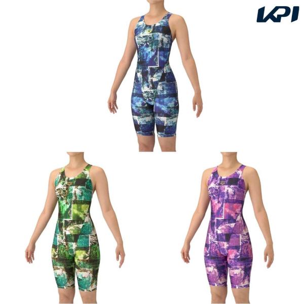 アリーナ ARENA 水泳 水着 水泳水着   フィットネスワンピーススパッツ（オープンバック・ハーフレッグ・ぴったりパッド） 2025新製品 爆買