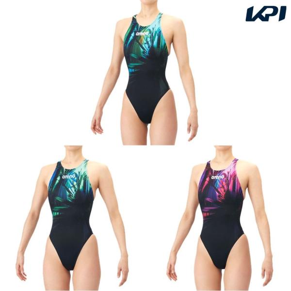 アリーナ ARENA 水泳水着 レディース   レーシングワンピース オープンバック  AS6SRC41L