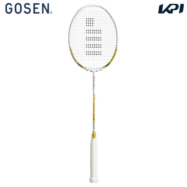 ゴーセン GOSEN バドミントンラケット    凌駕無限 PURE WHITE JPN MODEL ピュアホワイト ジャパンモデル フレームのみ BRGMG4JPW5
