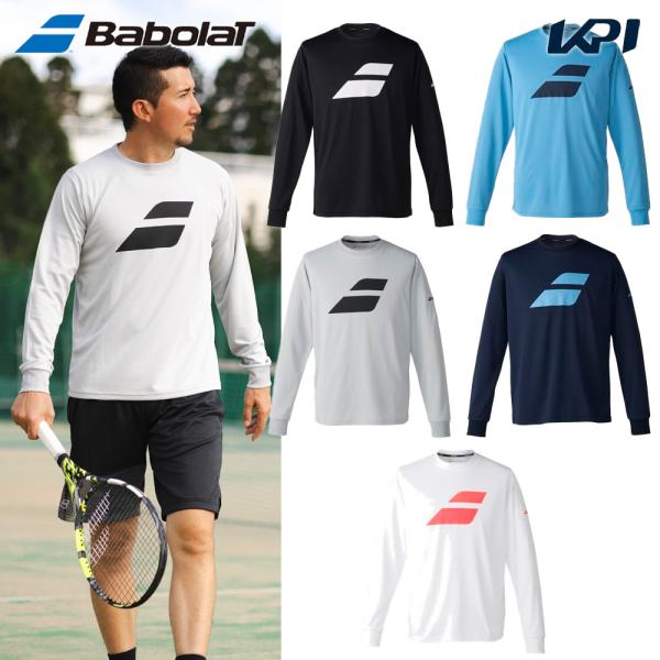 バボラ Babolat テニスウェア ユニセックス   CLUB LONG  SLEEVE SHIRT 長袖Tシャツ ロングスリーブシャツ BUP5510C 2025SS