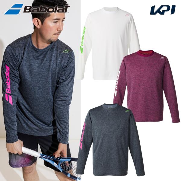 バボラ Babolat テニスウェア ユニセックス   PURE LONG SLEEVE SHIRT ロングスリーブシャツ BUP5553 2025FW