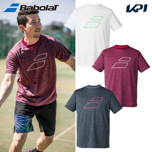 バボラ Babolat テニスウェア ユニセックス   PURE SHORT SLEEVE SHIRT ピュア ショートスリーブシャツ 半袖シャツ BUP5554 2025FW