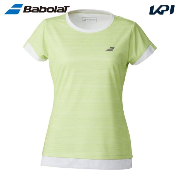 バボラ Babolat テニスウェア レディース   CLUB SHORT SLEEVE SHIRT ゲームシャツ ショートスリーブシャツ BWG4330C-2025 2025SS 爆買