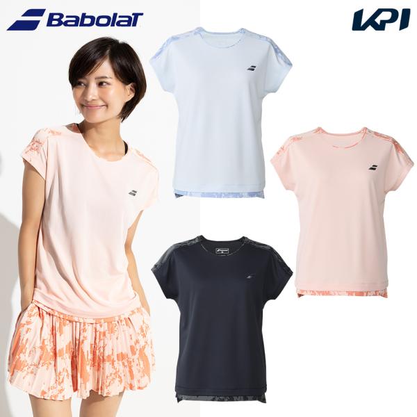 バボラ Babolat テニスウェア レディース PLAY SHORT SLEEVE SHIRT LOOSE FIT  ショートスリーブシャツ ルーズフィット BWP6521 2026SS