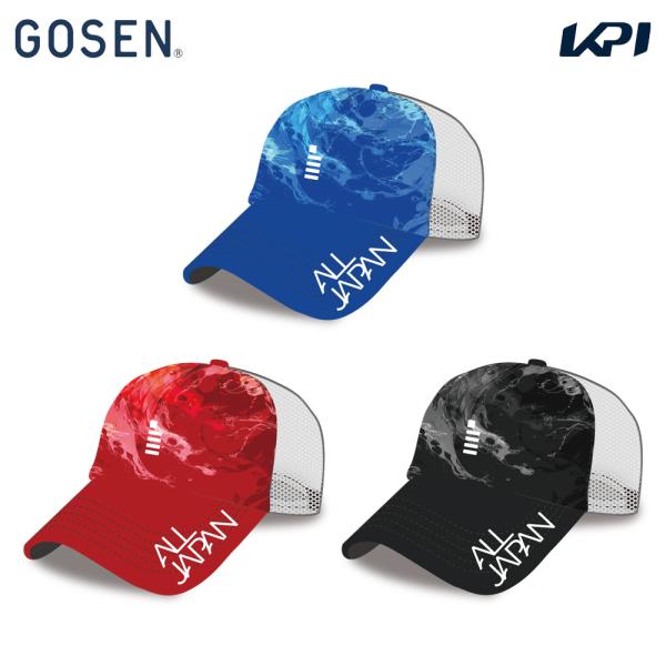 ゴーセン GOSEN テニスウェア ユニセックス 2025春企画 ALLJAPAN キャップ B C25A02 2025SS