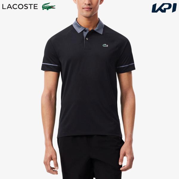 ラコステ LACOSTE テニスウェア メンズ 『ノバク・ジョコビッチ』オンコート ウルトラドライポロシャツ DH6809-99-ZDQ 2026FW『即日出荷』