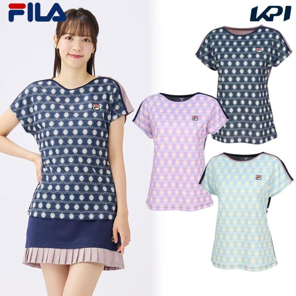 フィラ FILA テニスウェア レディース   ゲームシャツ EL0001 2025SS