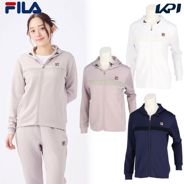 フィラ FILA テニスウェア レディース   フルジップパーカー EL0020 2025SS【爆買】