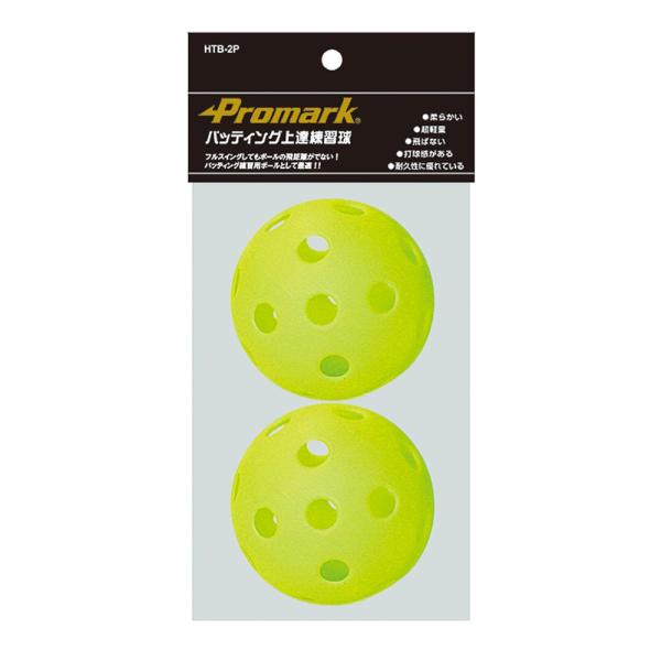 プロマーク PROMARK 野球ボール  バッティング上達練習球　2P HTB-2P 爆買