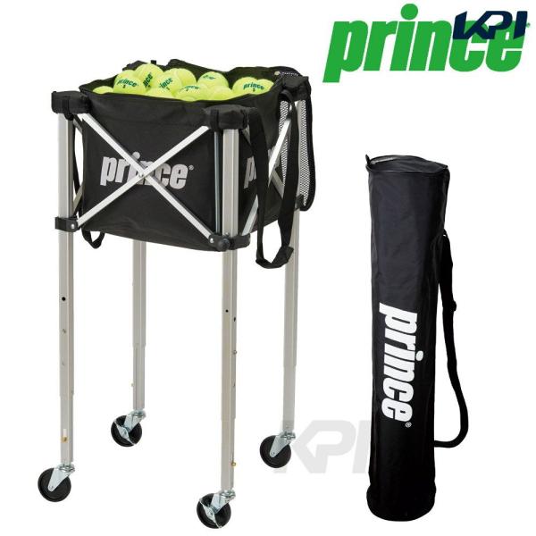 Prince プリンス 「ボールバスケット 三段階高さ調節機能ロックピンキャスター付 PL065」テニスコート用品  爆買
