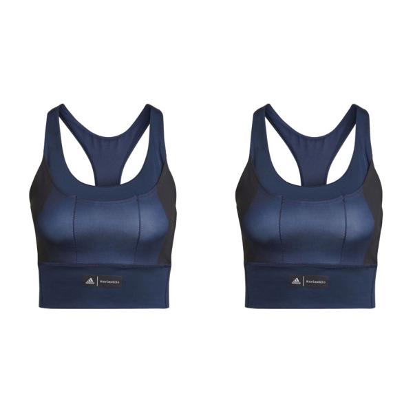 アディダス adidas ランニングウェア マリメッコ レディース ノースリーブ・タンクトップ MARIMEKKO ミディアムサポート ポケットブラ RO414 2022FW『即日出荷』