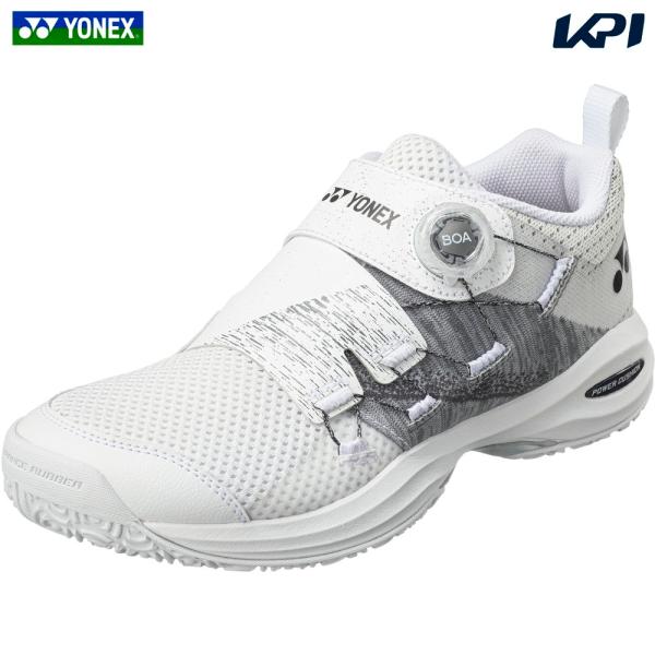 ヨネックス YONEX テニスシューズ ユニセックス CONFORT WIDE DIAL 5 GC パワークッション コンフォートワイドダイアル5 クレーコート  SHTCWD5G-011 「エントリーでシューレースプレゼント」