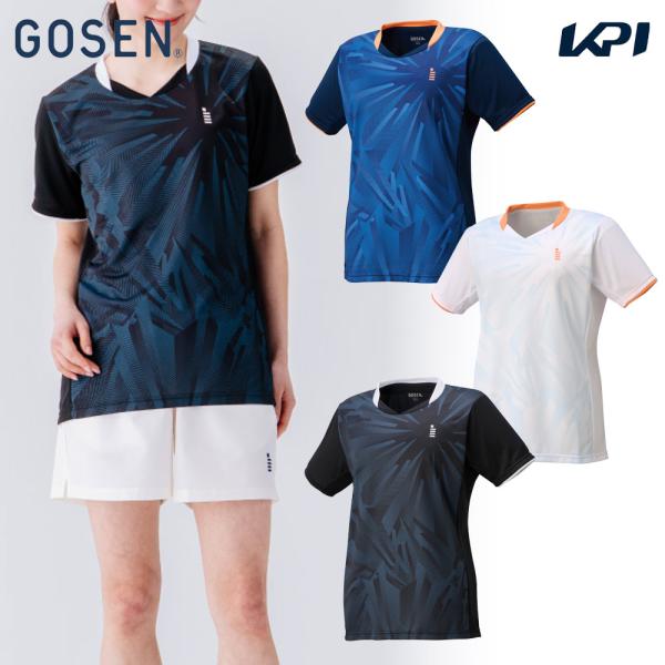 ゴーセン GOSEN テニス ウェア テニスウェア   レディースゲームシャツ 2025FW 2025新製品