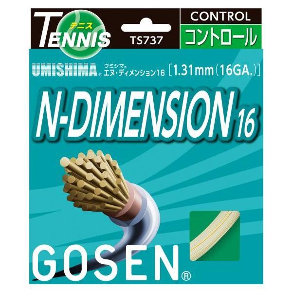 GOSEN ゴーセン 「ウミシマエヌディメンション16」ts737 硬式テニス