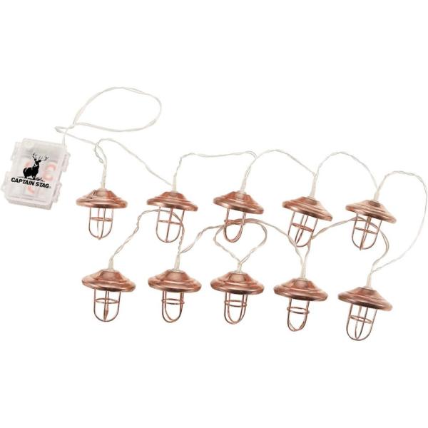 他サイト： キャプテンスタッグ アウトドア設備用品  LEDデコレーションライト 10灯 ランプ  UK4053の商品画像