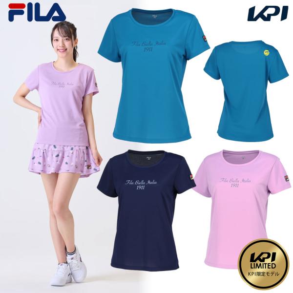 「最短当日出荷」フィラ FILA テニスウェア レディース KPI限定モデル グラフィックTシャツ VL2992 2024FW 「KPIスーパーセール」