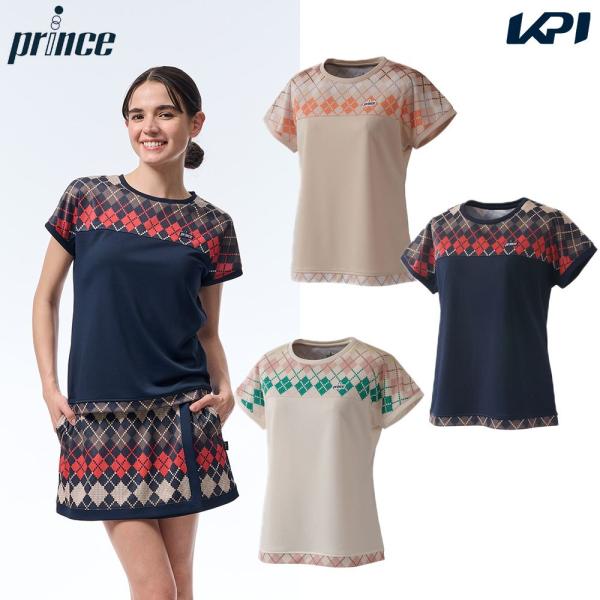 プリンス Prince テニスウェア レディース   ゲームシャツ WF5076 2025FW