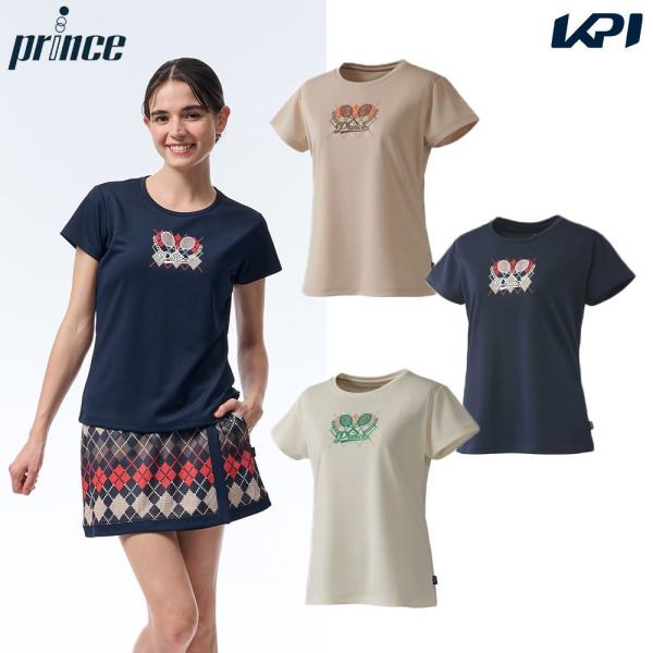 プリンス Prince テニスウェア レディース   Tシャツ WF5078 2025FW
