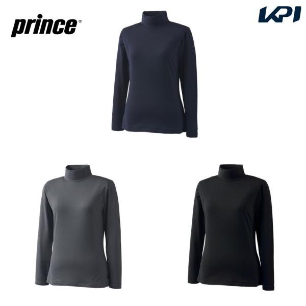 プリンス Prince テニスウェア レディース   裏起毛ロングスリーブインナー UV ストレッチ ロングスリーブシャツ WF5097 2025FW  爆買