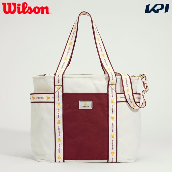 ウイルソン Wilson テニスバッグ・ケース BEAR JPN COLLECTION TOTE WINE ベアジャパンコレクション ミニトートバッグ ワイン WR8048001001