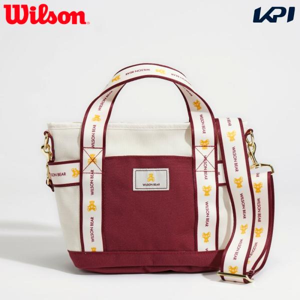 ウイルソン Wilson テニスバッグ・ケース  BEAR JPN COLLECTION MINI TOTE WINE  ベアジャパンコレクション トートバッグ ワイン WR8048101001