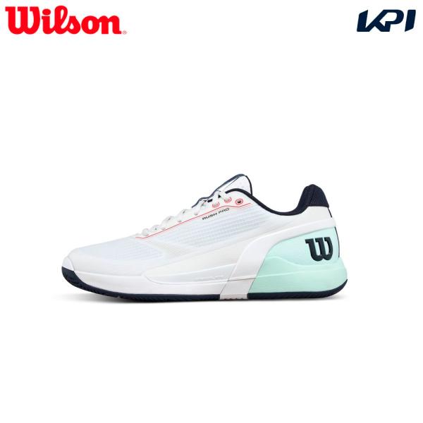 ウイルソン Wilson テニスシューズ メンズ   RUSH PRO 5 Wh/Bay/Fiery C ラッシュプロ 5 オールコート用 WRS338500U