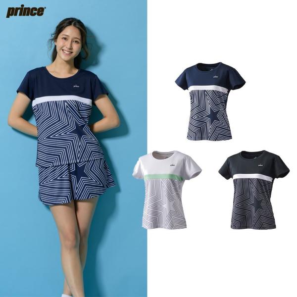 プリンス　レディーステニスウエア Prince（プリンス） テニスウェア レディース ゲームシャツ WS2064