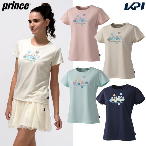Prince/テニス/ウェア/Lサイズ/白 プリンス Prince テニスウェア レディース Tシャツ WS5 | JChere