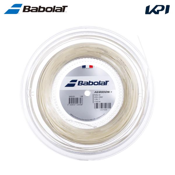 バボラ Babolat テニスガット・ストリング    ADDIXION+ アディクション＋ 125/130 200m 243151