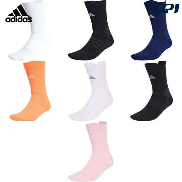 アディダス adidas テニスアクセサリー ユニセックス   テニス クルーソックス クッション付キ1足組 CH260